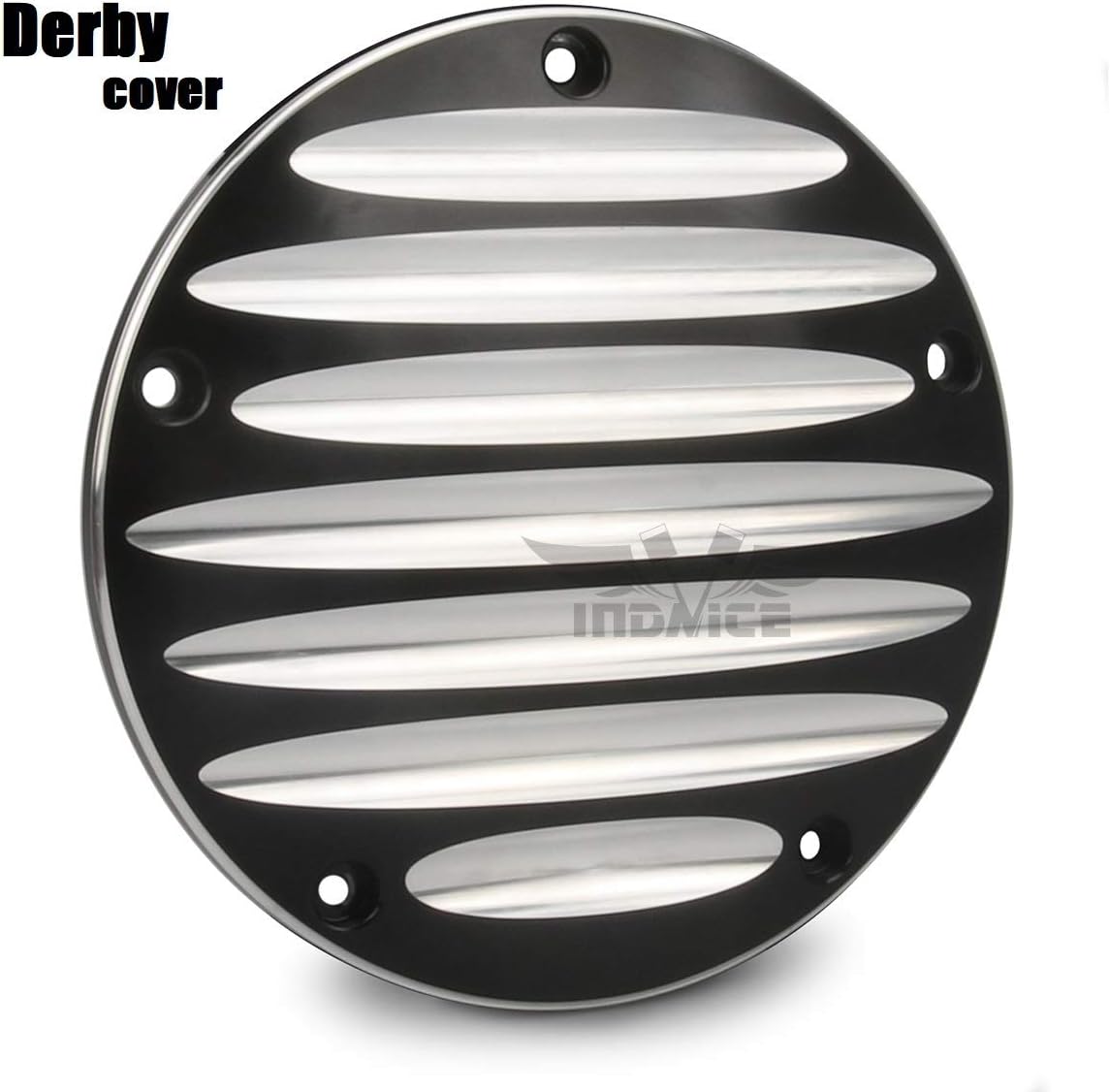 INDNICE Black CNC CUT derby cover For harley softail fatboy FLSTF FLSTC 99-17 Timmer Cover roadking FLHR street glide FLHX 06-15