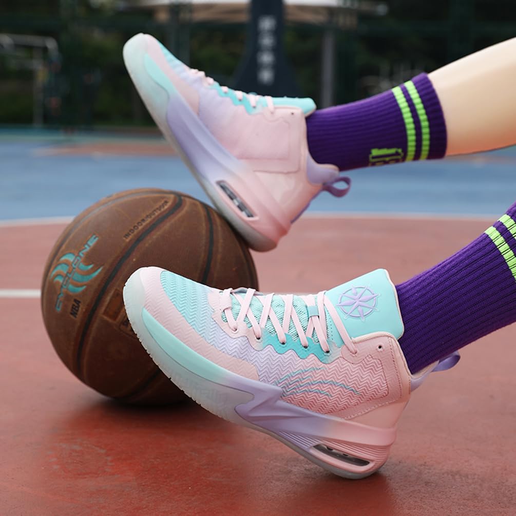 Męskie buty do koszykówki, buty sportowe, amortyzujące wstrząsy, oddychające, do koszykówki, męskie, lekkie buty sportowe, do biegania, antypoślizgowe, sportowe sneakersy, bsk f33, 40 EU
