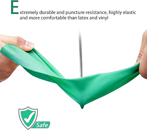 Miniatura 3 de GAYISIC Guantes de limpieza de cocina reutilizables sin látex, diseño antideslizante, guantes resistentes para lavar platos, 2 pares