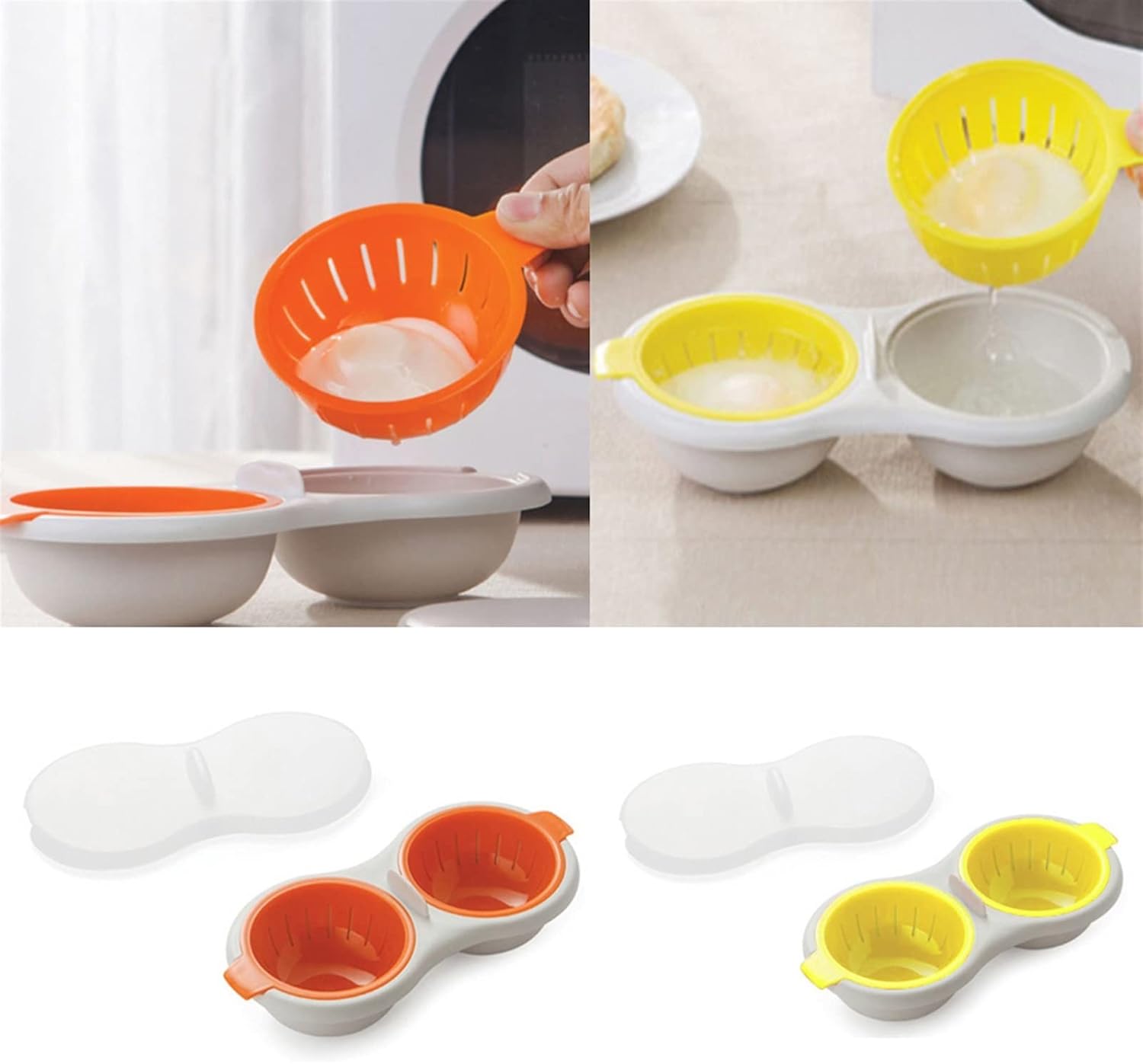 Egg Cups Hollow Round Egg Steamer Kitchen Custard Mold