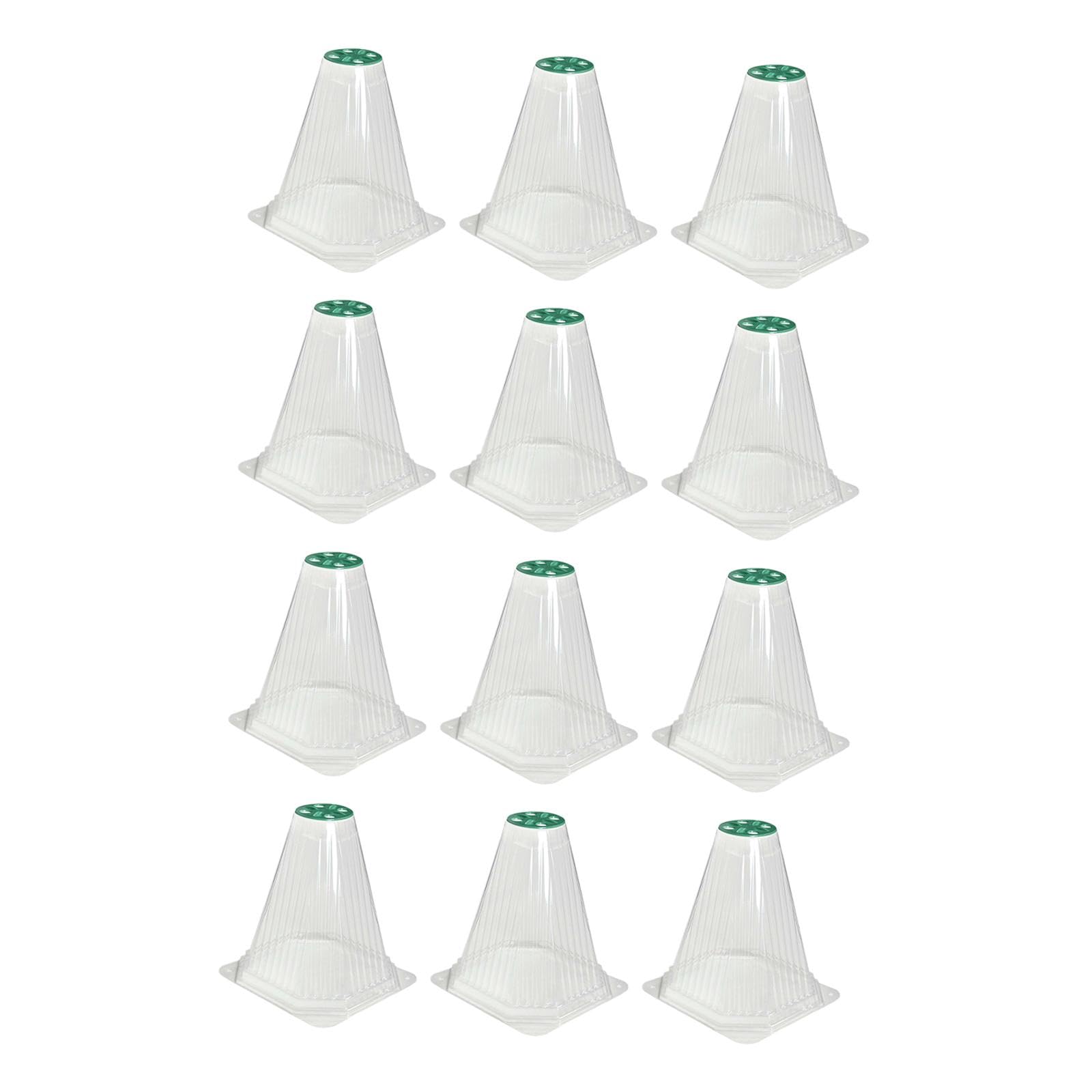12x Plant Bell Covers Winter Vegetable Greenhouse from Animal Garden Cloches Clear with Lids|Home & Garden|Yard, Garden & Outdoor Living|Gardening Supplies|Plant Care, Soil & Accessories-picture-25