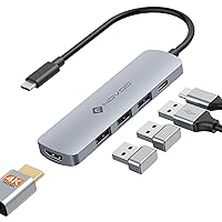 NOVOO USB C Hub with HDMI 4K, 100W PD