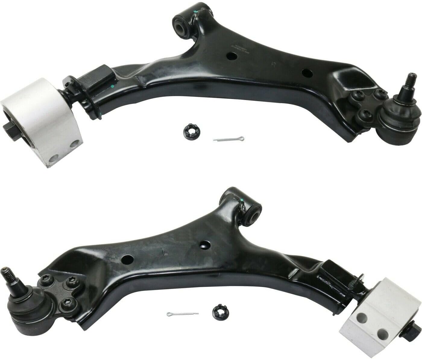 2pcs s Front Left Driver Right Passenger Lower Side with Ball Joints Rubber Bushing Design Stamped for Chevy for Equinox 2010-2017,for GMC for Terrain 2010-2017