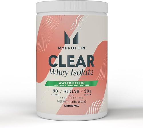 Vista 34 de Myprotein Clear Whey - Proteína aislada en polvo, 1.1 libras (20 porciones), mango de melocotón, 0.71 onzas de proteína por porción, mezcla