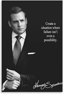 Suits:Harvey Specter Movie Poster Film Poster Picture (36) Canvas Painting Poster Wall Art Decorative Picture Prints Modern Decor Framed-unframed 12x18inch(30x45cm)