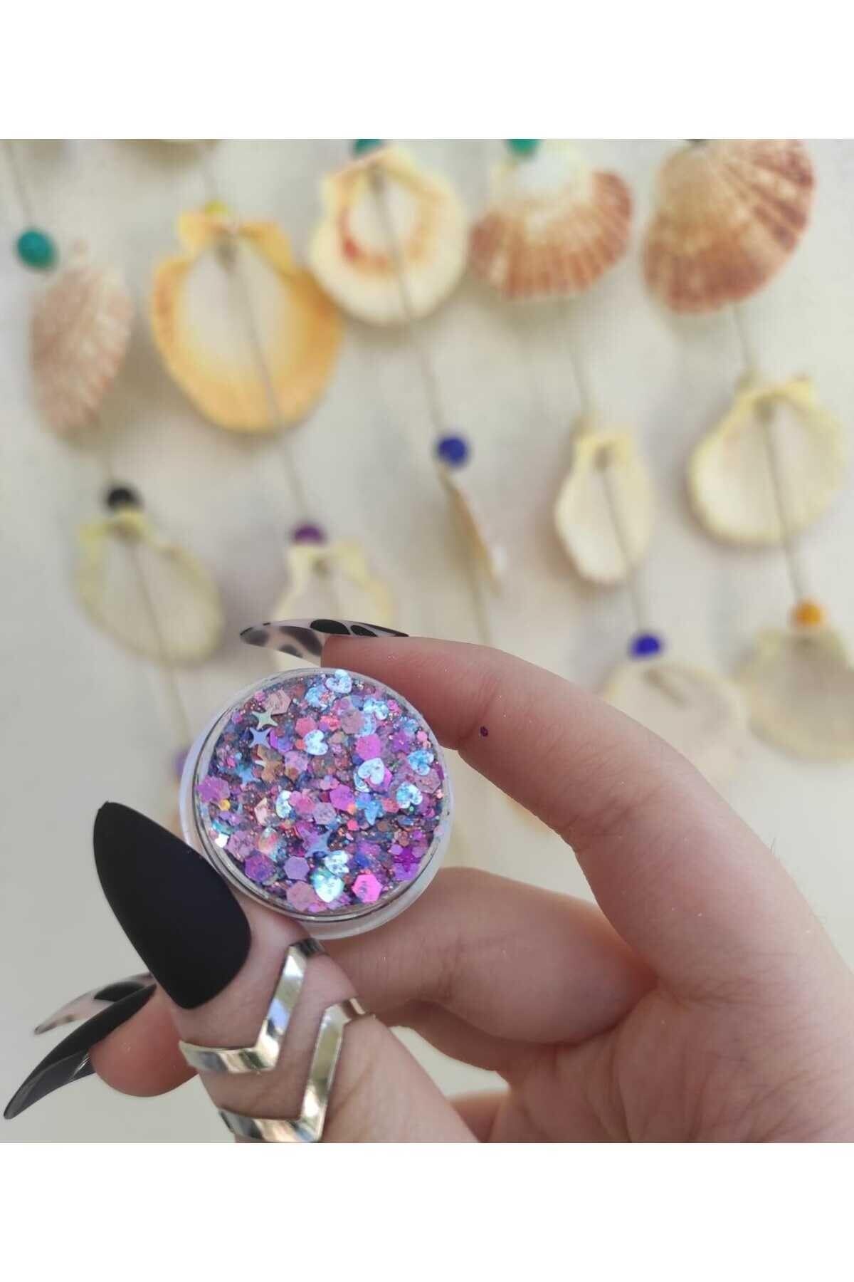 Hb Tasarım Glitter Jel Far Simli Yüz Ve Vücut Simi-Magic, serashinegozfarı34
