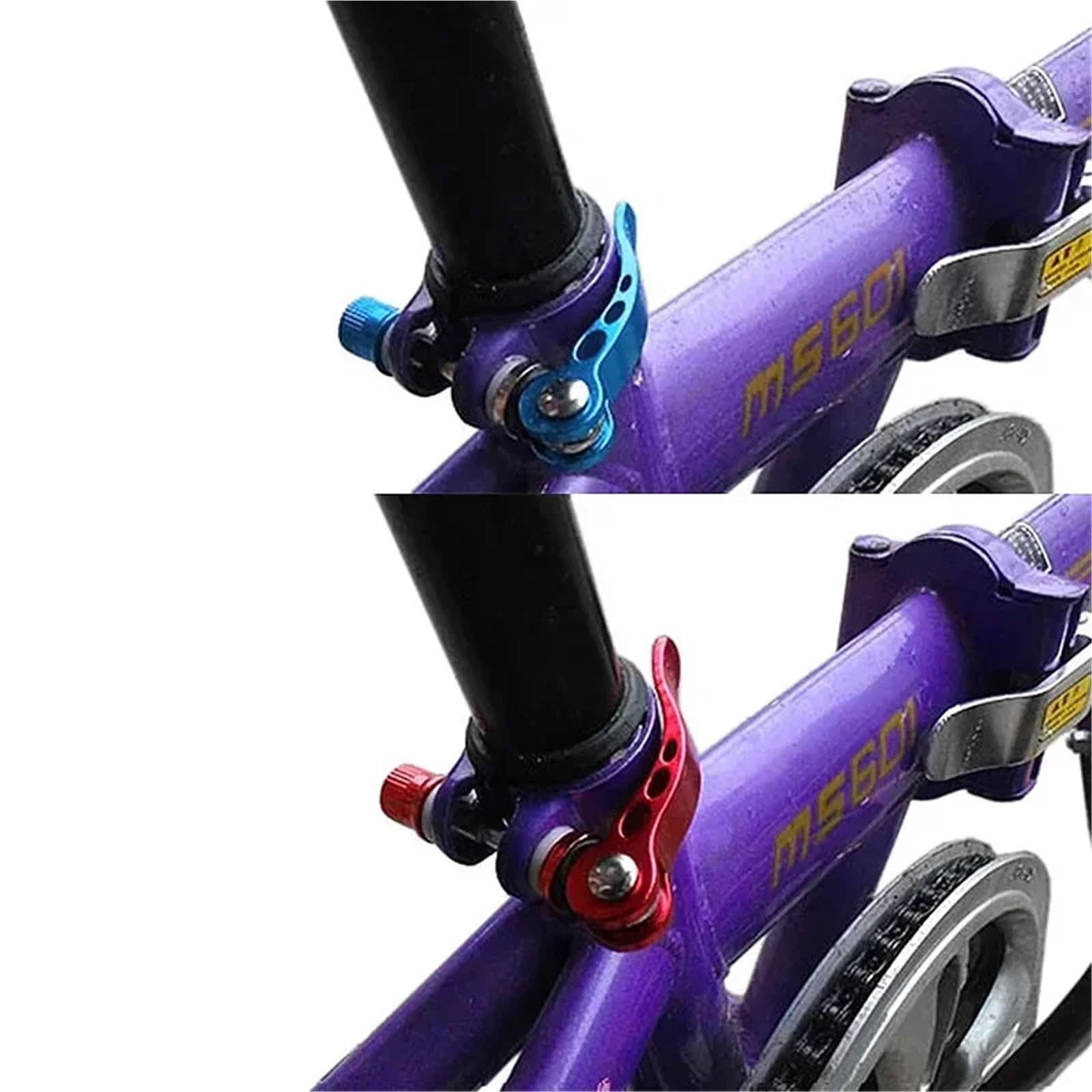 Vite a sgancio rapido per morsetto sedile 3/5 Pezzi Mountain Bike Tool MTB Bicicletta Tubo Sella Morsetto Vite Leva Di Sgancio Rapido Ciclismo Bici Da Strada Universale(5pcs black)