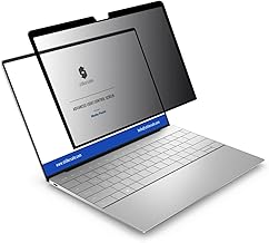 Sponsored Ad - StillerSafe Brand - Dry Eye + Face Skin Protection AntiGlare PRIVACY Screen for Dell and HP 14 Inch Laptop - Blue Light Blocking Micro Louvre ABCS screen.