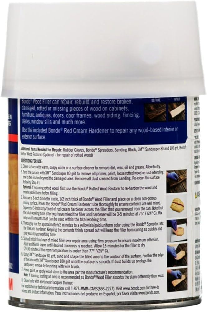 Bondo Brown Wood Filler 1 qt.