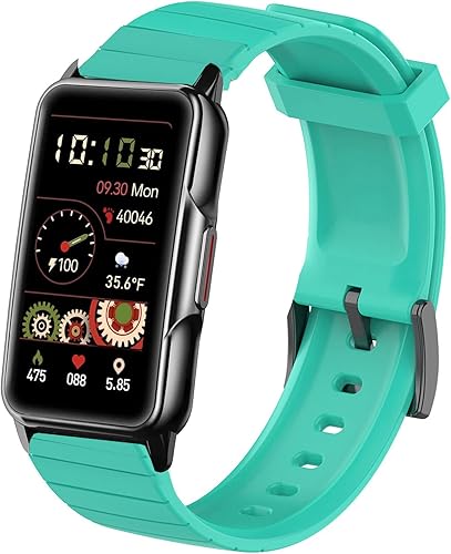 Lamshaw Compatible con la correa de reloj inteligente Mindrose, correa de silicona deportiva de repuesto suave compatible con Mindrose H80 1.47