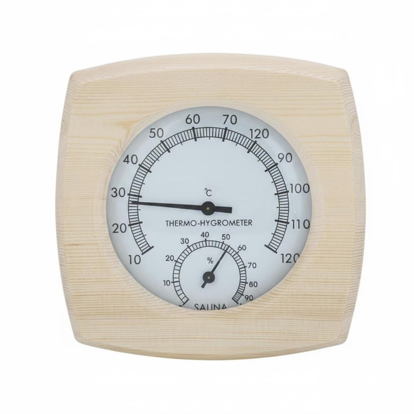 2 in 1 Sauna Thermo Hygrometer Easy to Read Sauna temperatureHygrometer Humidity Gauge Wood Look Bathroom Accessory | Home & Garden | Yard Garden & Outdoor Living | Pools & Spas-image-42