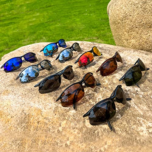 JULI Óculos de sol esportivos polarizados para homens e mulheres, armação tr90 inquebrável para corr