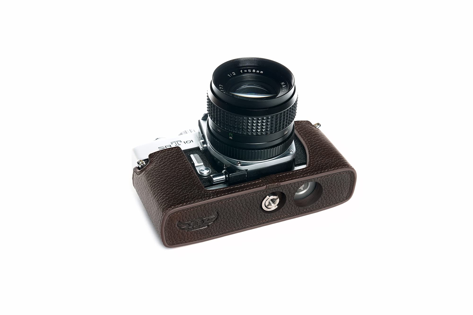 MINOLTA　SRT 101　フィルムカメラ　一眼レフ　ケース・レンズ付 Amazon.co.jp: BolinUS SRT-101 フィルムカメラケース