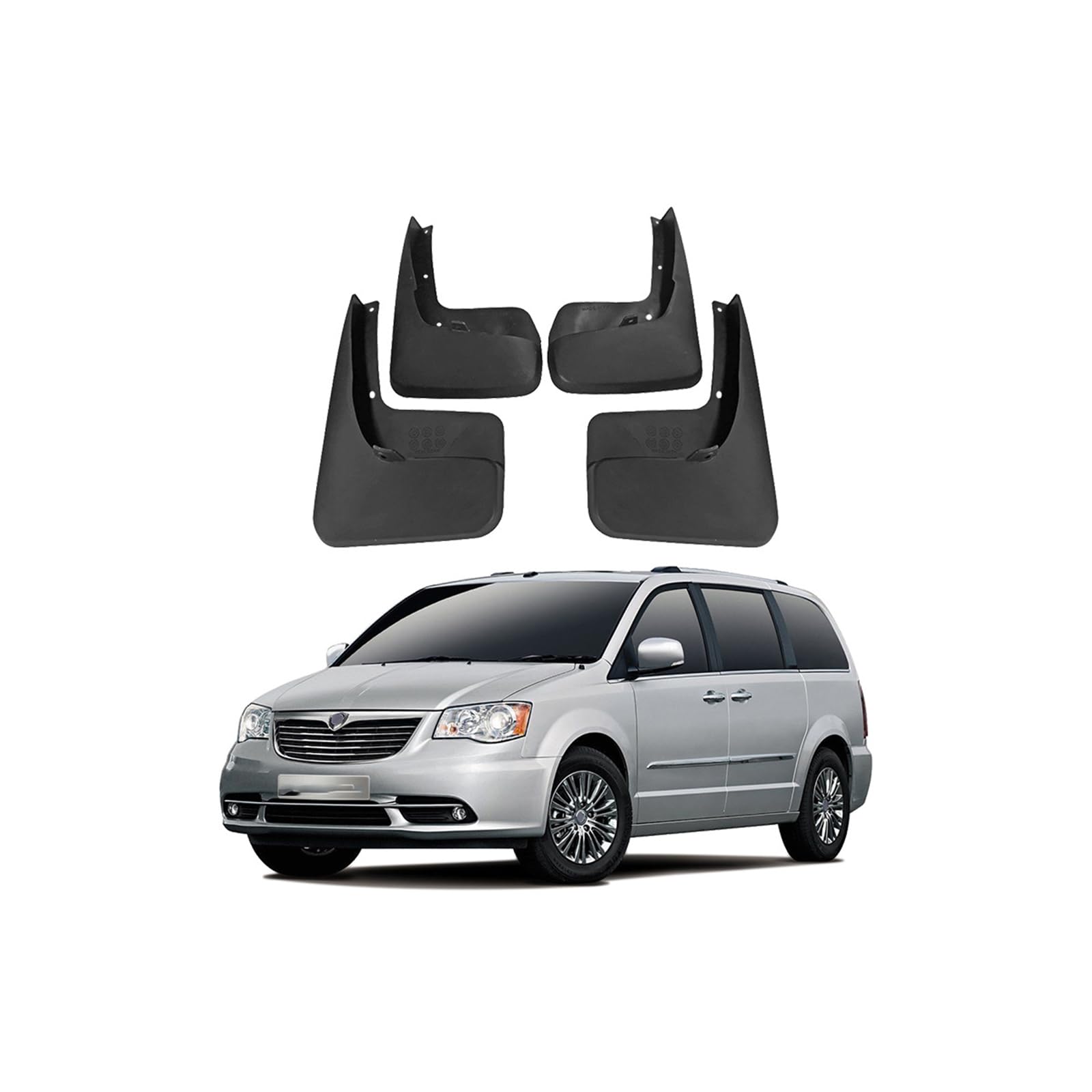 Garde-Boue pour Chrysler Grand Voyager 2011-2020 Bavettes Anti-Éclaboussures Kit 4PC - 8