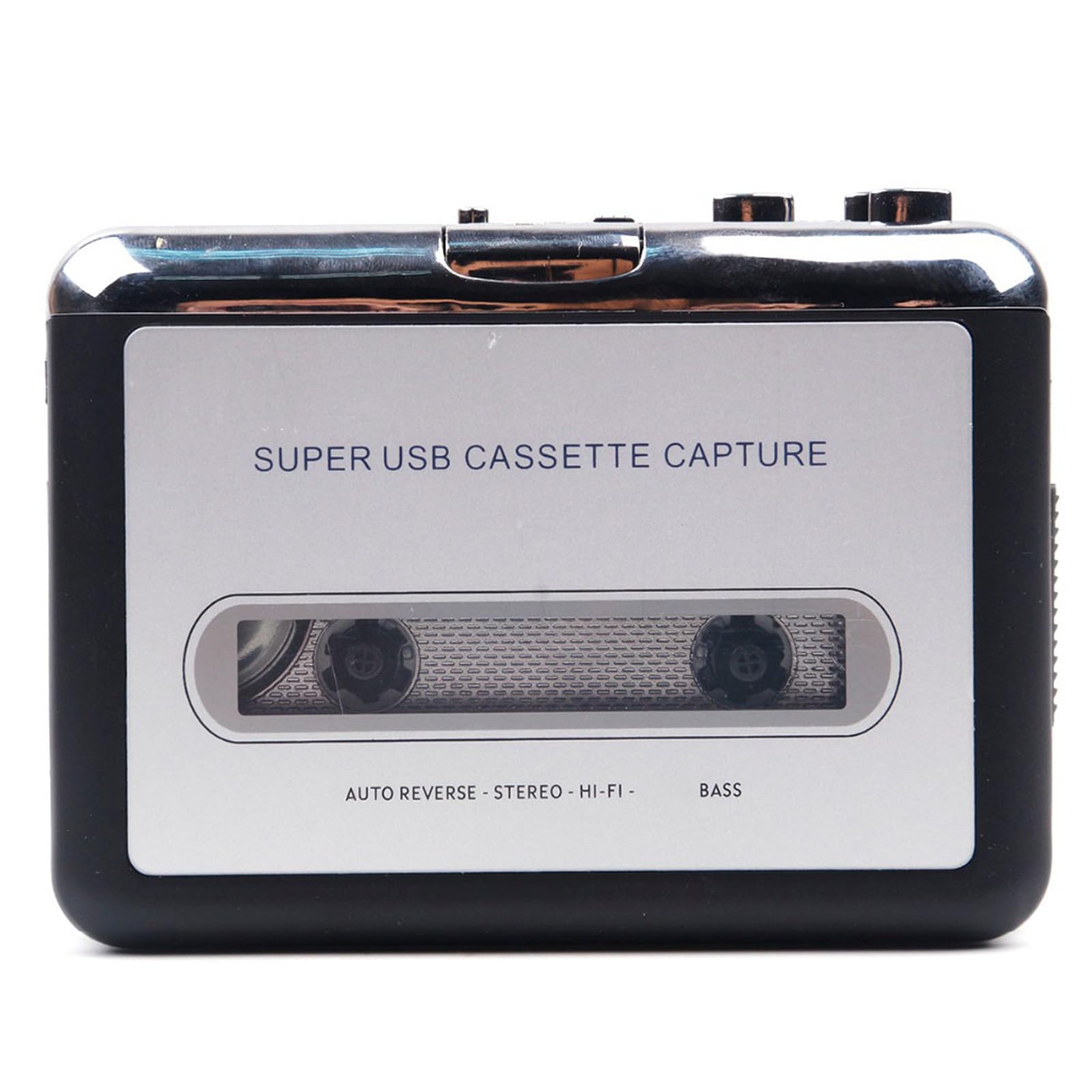 Numériseur de cassettes portable USB analogique vers MP3, aucun logiciel nécessaire pour lecteur de cassette USB de voyage