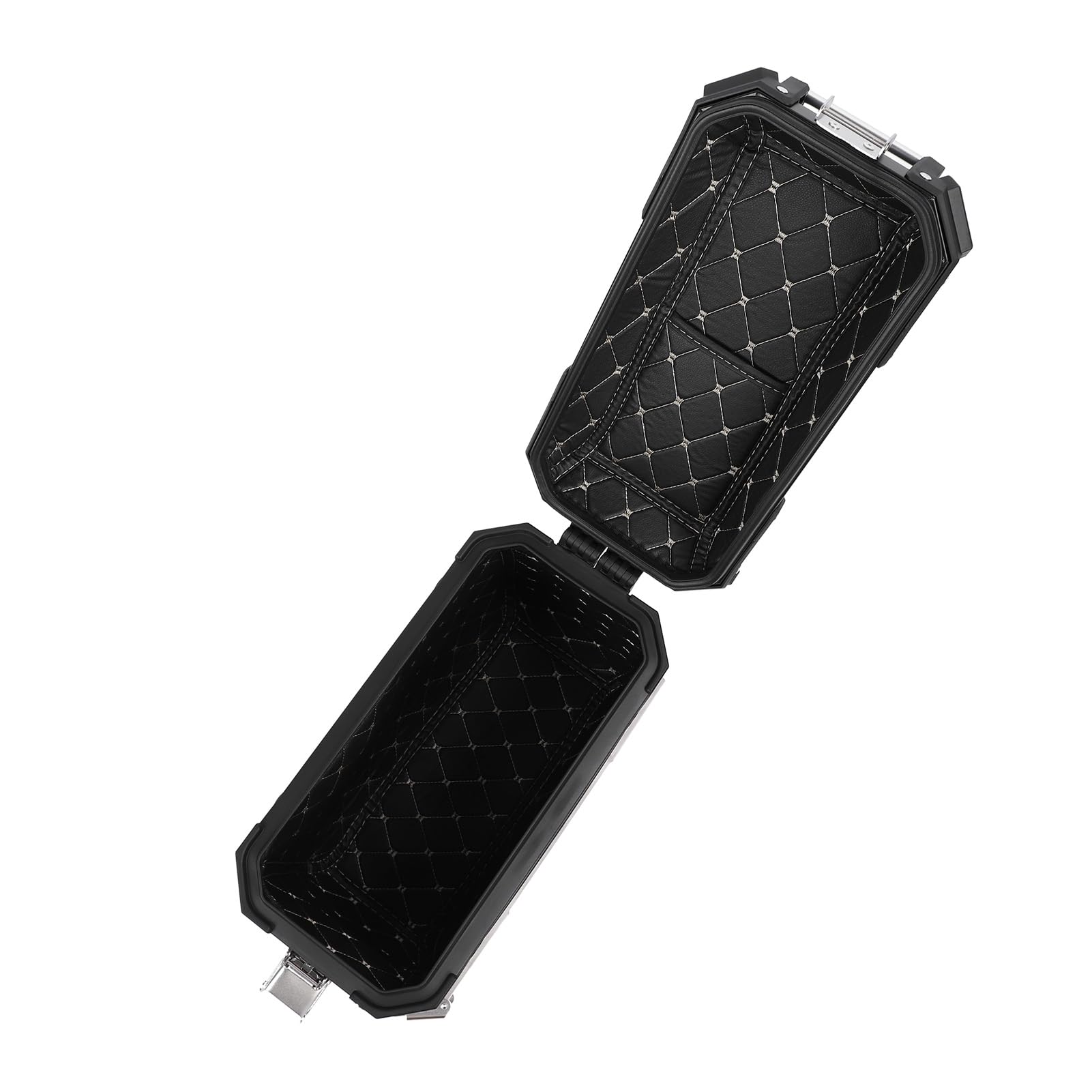 Tonysa Valigia Laterale Moto, 28L Costruzione in Alluminio, per | Resistente all\'acqua, design portatile, rivestimento rimovibile, adatto per motociclette, blocco antifurto