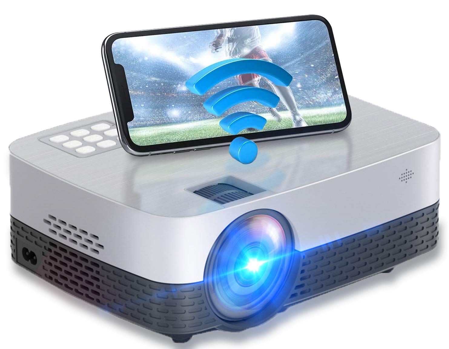 WiFi Mini Projector, Portable Outdoor 