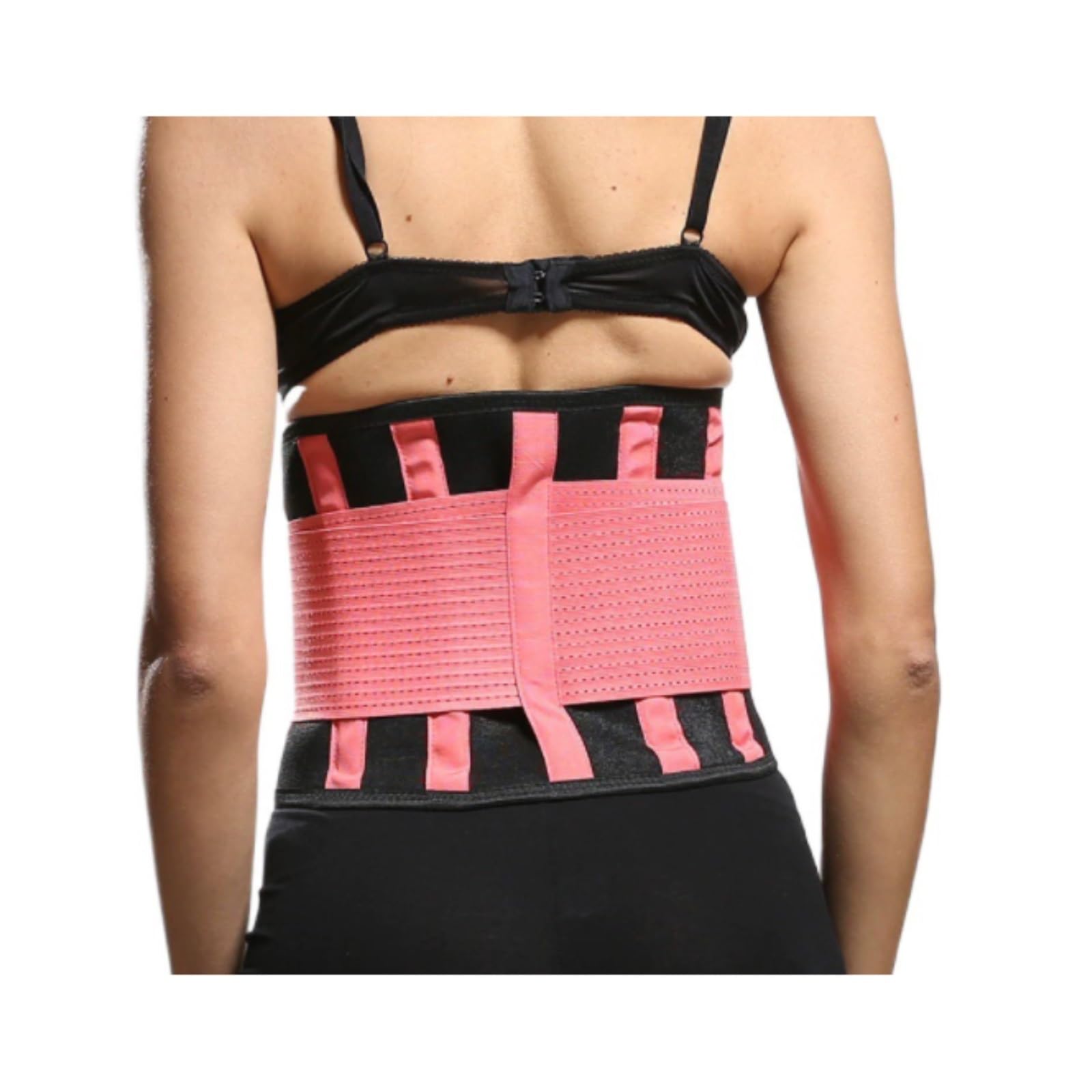 Rückenstützgürtel Leicht Lendenstützgürtel Zur Dekompression Der Wirbelsäule Und Linderung Von Müdigkeit Atmungsaktiv(Pink,S)