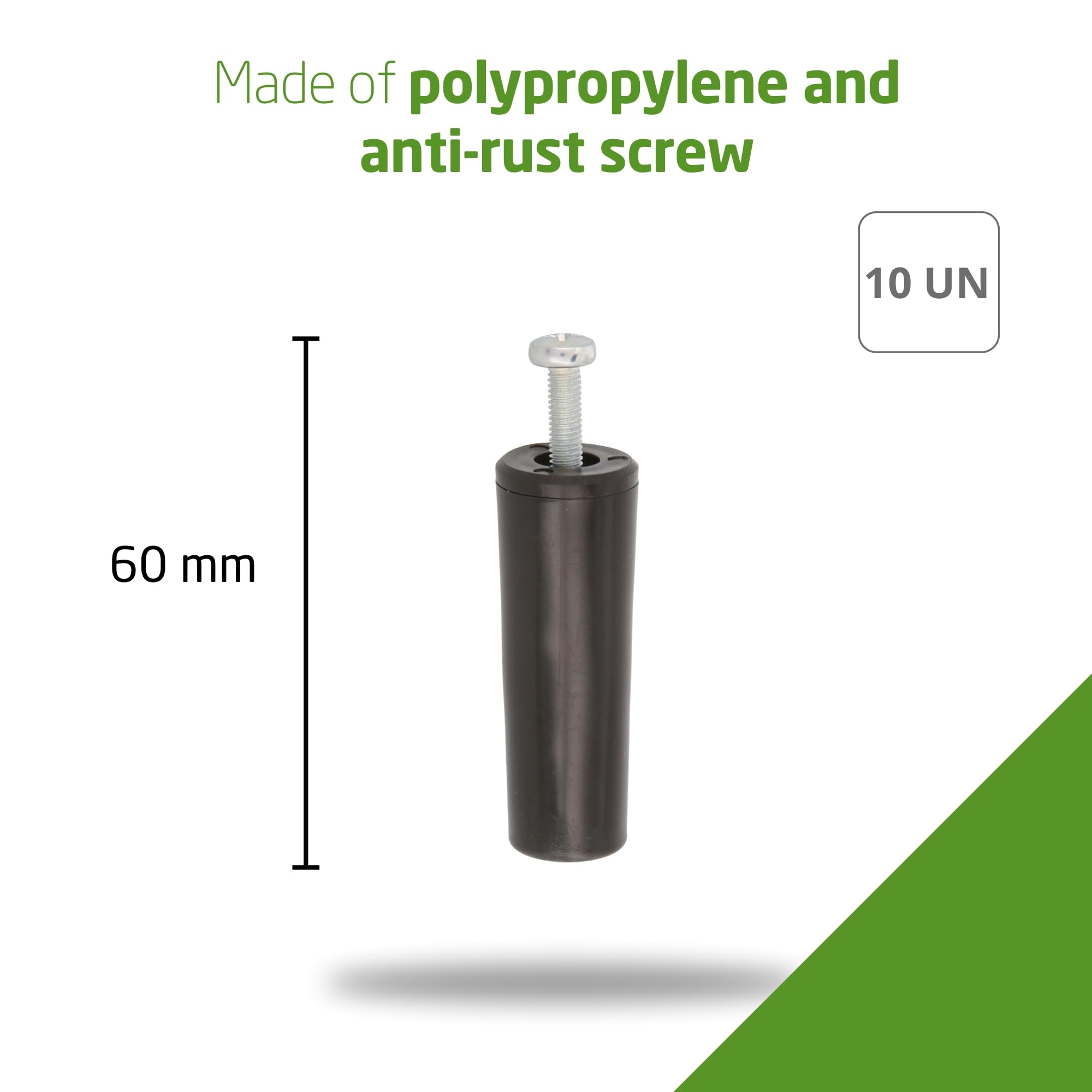 Amig - Pack of 10 Roller Shutter Stoppers, Bronze, 60 MM - Image 3
