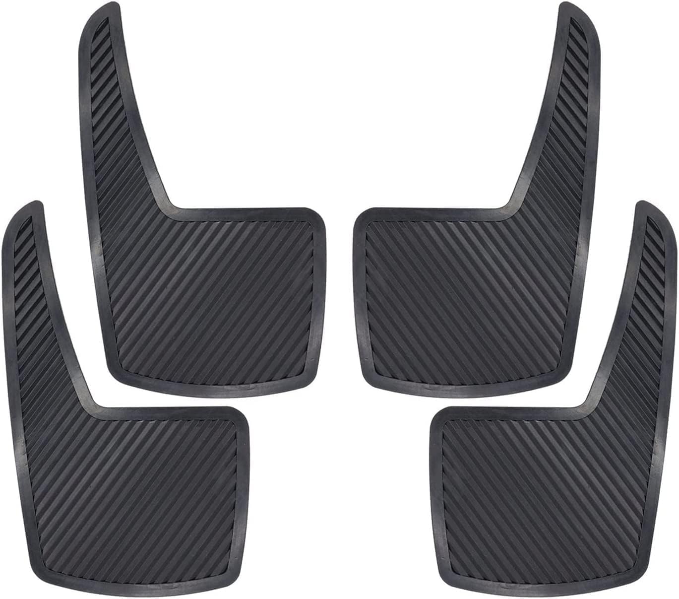 lijiazhe Front and Rear Mud Flaps Splash Guard for Nissan QASHQAI Dualis J10 J11 XTRAIL T30 T31 T32, No Drilling Auto Mudguards.