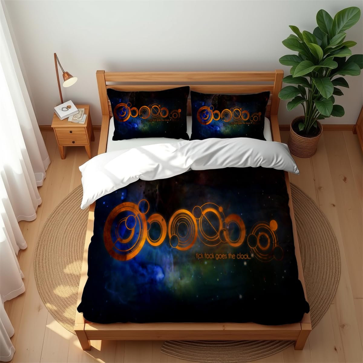 Premium Hotel Style Bedding Set Doctor 3PCS Soft Cotton Rich Quilt Cover for All Seasons (DW 07,200x200cm(Double))