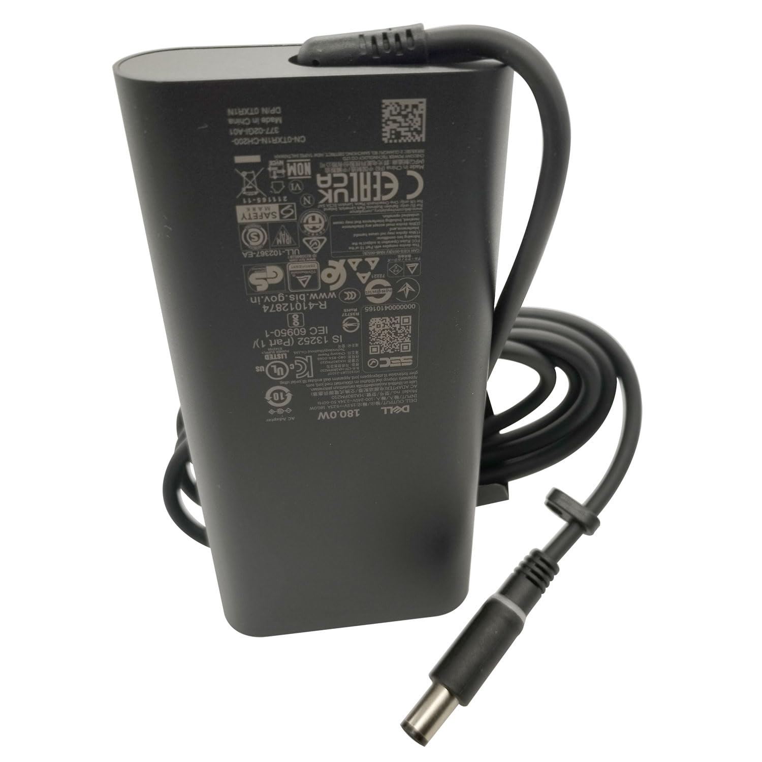 DellGaN Laptop Charger 180W Watt Barrel 7.4mm tip AC Power Adapter - LA180PM210,HA180PM210,DA180PM210-10KFT,TXR1N,D6JHG
