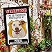 Ganshan Bi These Premises Protected by Great Dane House Flag Dog Warning Welcome Yard Flag Sign Banner for Outside Farmhouse 28X40 Inch Double Side