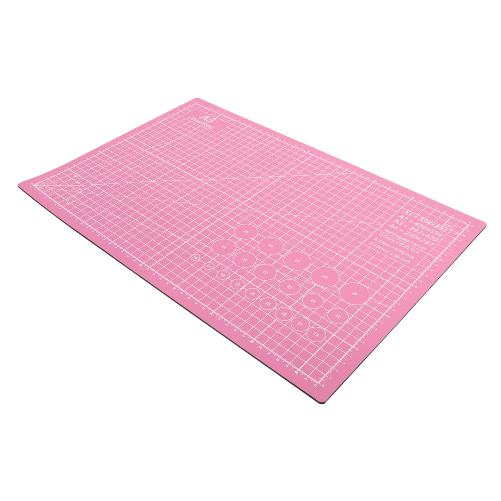 A3 Schneidematte Selbstheilend aus Pvc, Lila für Papier und Stoff