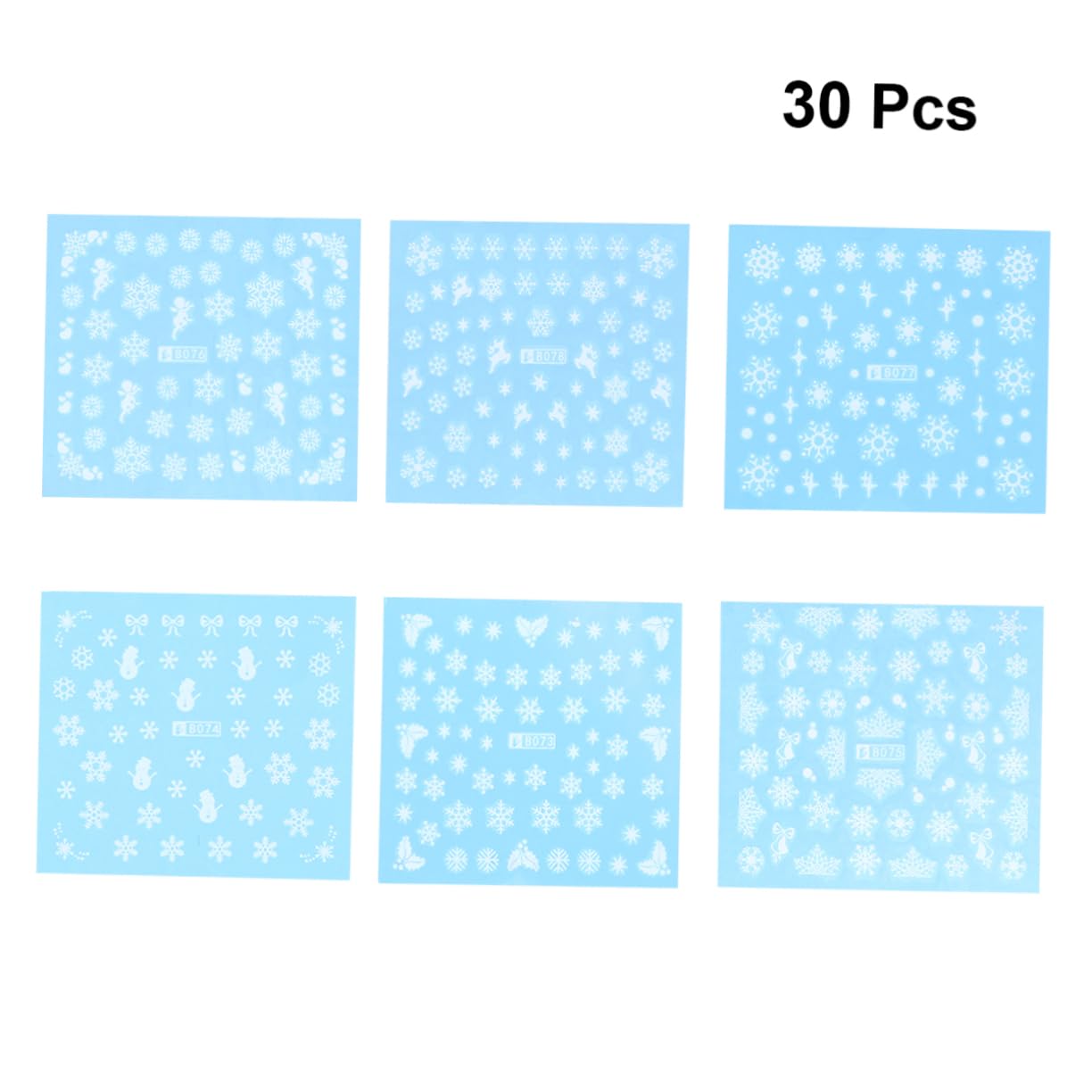 FRCOLOR 90stücke Weihnachts Flake Nagel Sticker Selbstklebende Nail Art Aufkleber Für Kreative Maniküre Und Festliche Anlässe