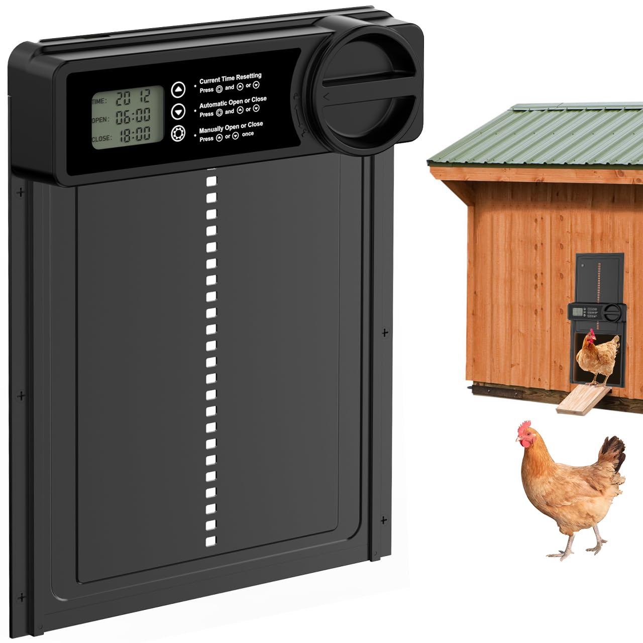 Porte automatique du poulailler pour protéger vos animaux de façon autonome