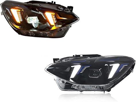 Auto LED Headlight Assemblies Compatible For BMW F20 Pre-LCI 2012-2014 White Auto Lighting Brake Turn Signal LampOriginal Halogen