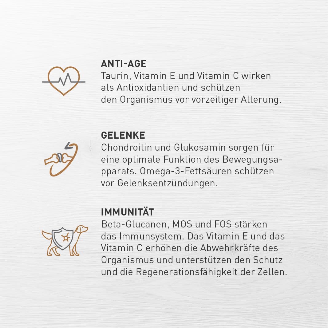 Eminent Senior High Premium – Glutenfreie Vollnahrung für ältere Hunde Aller Rassen | Mit 73% tierischem Eiweiß, L-Carnitin & Chondroprotektiva 15kg