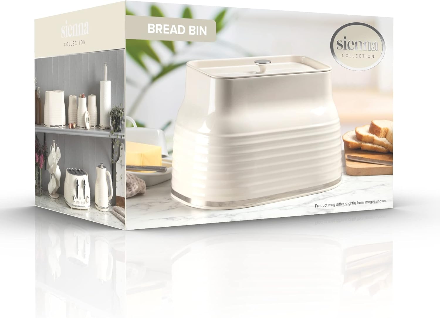 Daewoo Sienna Range Bread Bin CREAM Amazon.co.uk Home & Kitchen