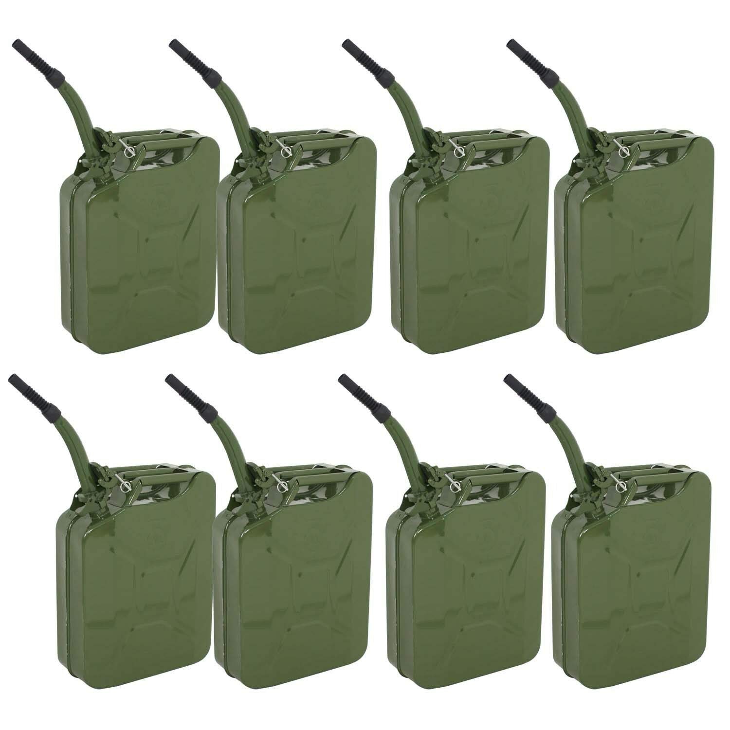 Buy Clever Market Tank Jerry Can Automotive Fuel Steel Green Tank