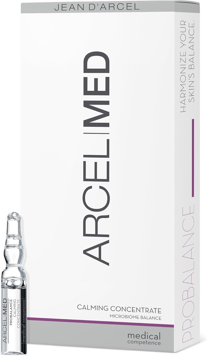 JEAN D’ARCEL ARCELMED Ampoules Set – Calming Concentrate 7 x 2 ml – Soothes the Skin – Reduces Redness – Moisturises the Face