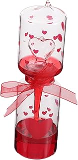 Alipis Temperaturempfindliche Sanduhr Dekoration Glas Hand Boiler Kunstobjekt für Büro Tischdeko Innovatives Wohnaccessoire mit Elegantem Design und Neuartiger Optischer Wirkung