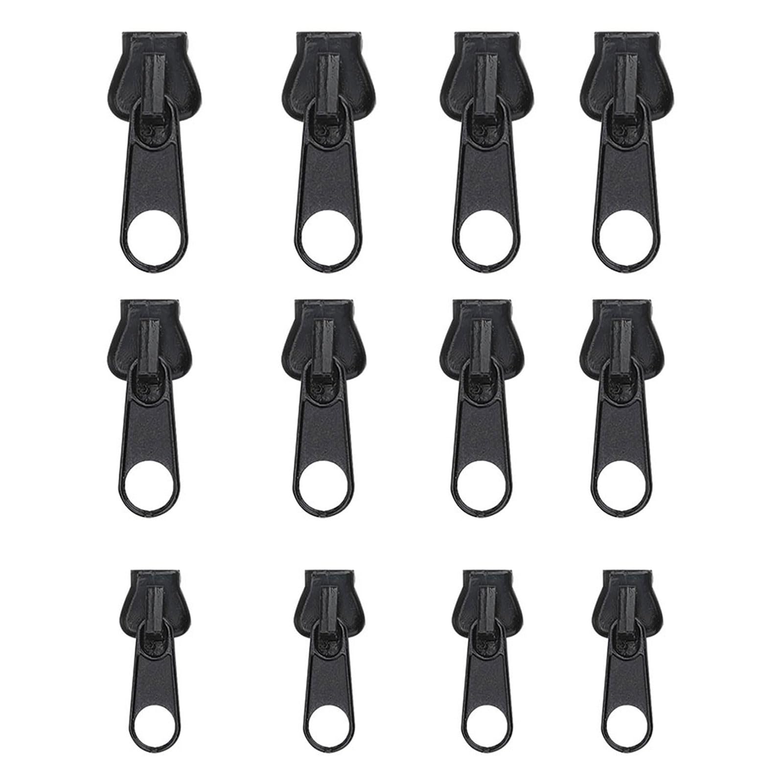 PBIYXQC Zippers Repair Kits Removable Zippers Pullers Zips Slider Replacement Set for Jackets Clothes Handbag Jeans Suitcase Zips Slider Replacement