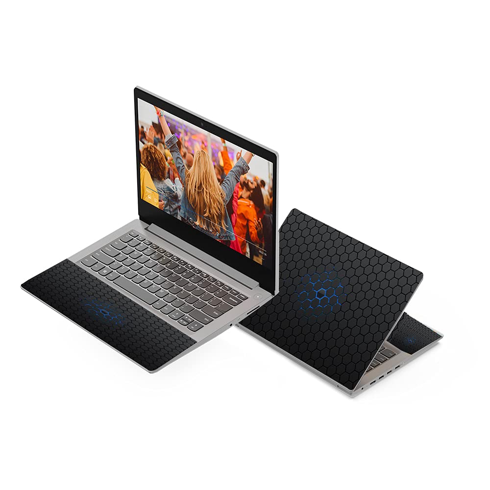 Dzazner Black Octagon Full Panel Laptop Skins Upto 15.6 inch - No Residue, Bubble Free - Removable HD Quality Printed Vinyl/Sticker/Cover Compatible for Dell-Lenovo-Acer-HP (B09C2M3TZJ) Amazon Price History, Amazon Price Tracker