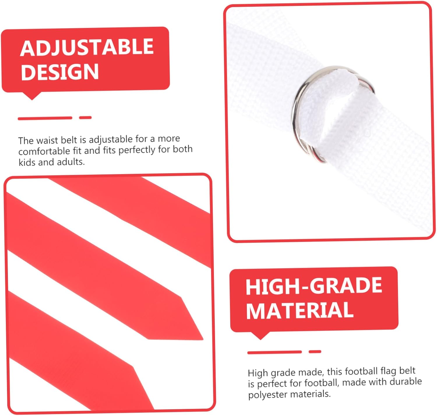 Football Belt Flag Rugby Footballs Football Equipment Football Training Belt Football Game Belt Football