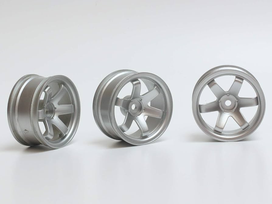 シルバー 2イン5スポークホイール のみ 楽天市場】ミニ四駆用 アルミホイール 4個セット (シルバー