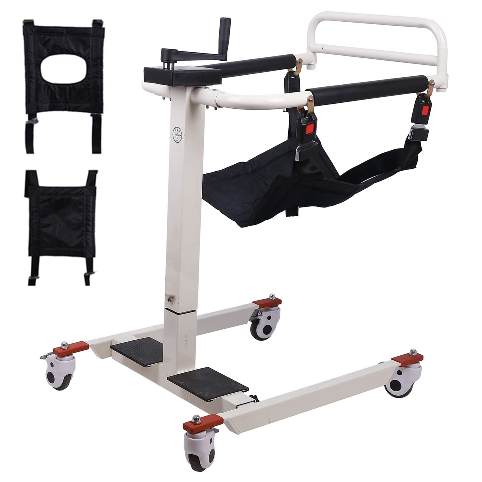 Patient Lift Wheelchair for Home, Grúa para Elevación y Traslado de Pacientes, Medical Toilets Seat Transfer Lifter for Disabled Elderly Seniors