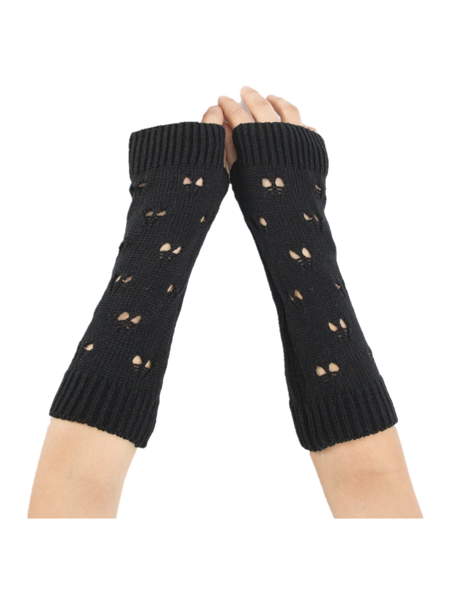Grunge Gloves Fairy Grunge Accessories Ripped Glove Crochet Glove Clothes y2k Fairy Grunge Aesthetic Arm Warmers