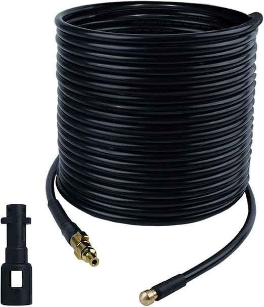 15 m Flexible Drain Hose, High Pressure Cleaning Hose Sinks Drain