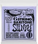 Ernie Ball Slinky 6-String w/small ball end 29 5/8 scale Baritone Guitar Strings - 13-72 Gauge