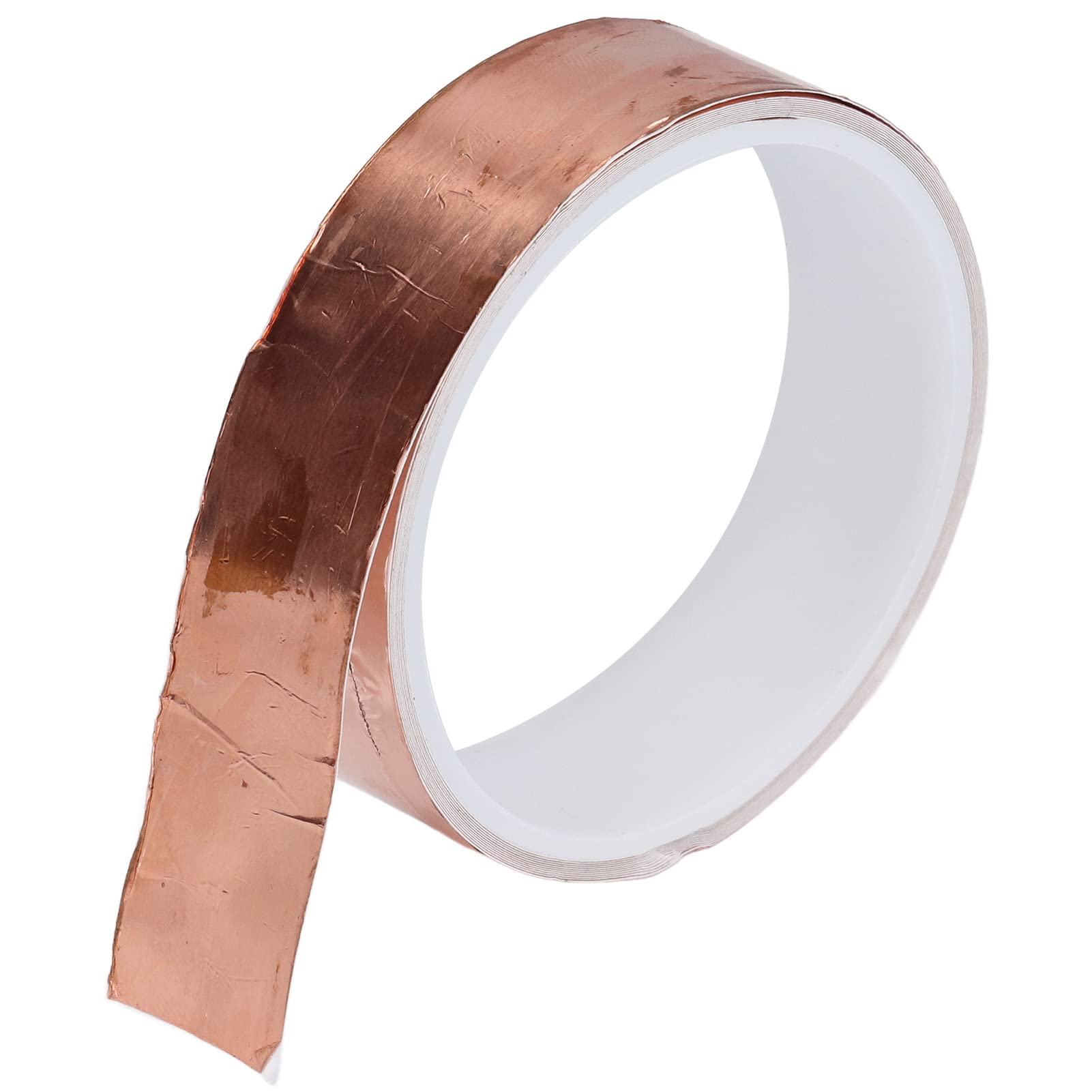 Brrnoo Copper Tape Conductive Adhesive, Copper Foil Tape EMI Shielding Adhesive Double Side Conductive Shielding for Electrical Repair