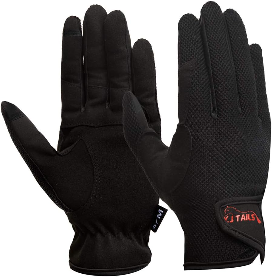 Womens Horse Riding Gloves Equestrian Women Ladies Girls (Small/Medium)