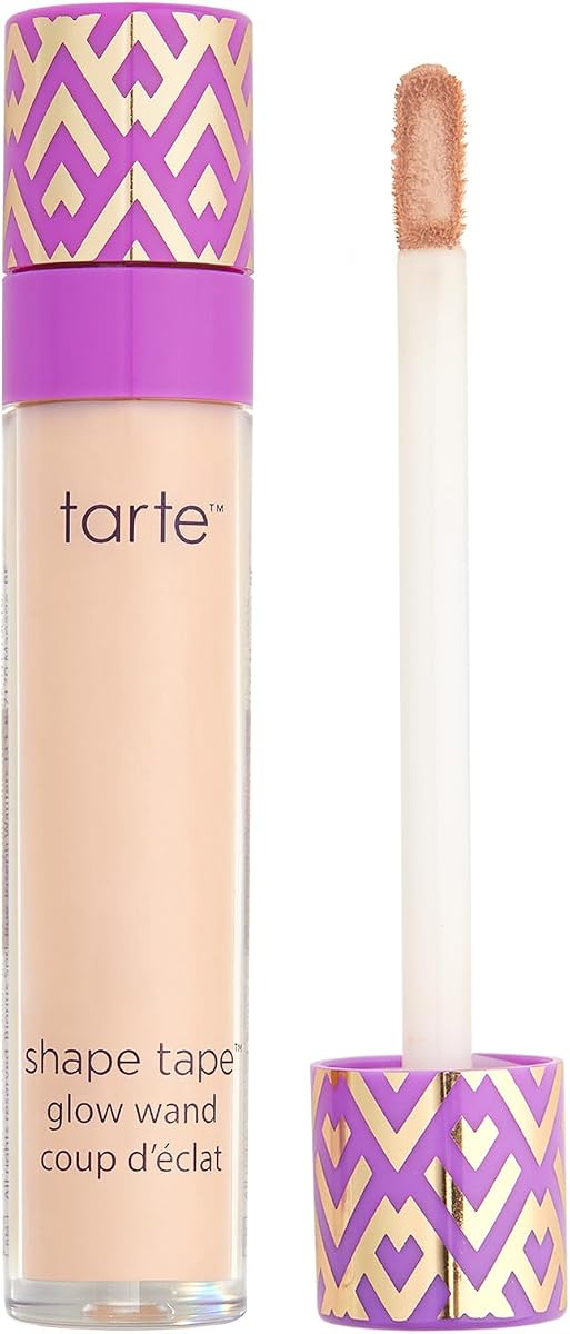 tarte shape tape glow wand – Sheer Liquid Highlighter with Mineral Pigments & Shea Butter for Hydrated Radiant Appearance, Vegan & Cruelty Free