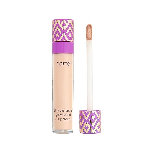 tarte shape tape glow wand – Sheer Liquid Highlighter with Mineral Pigments & Shea Butter for Hydrated Radiant Appearance, Vegan & Cruelty Free - sunbeam