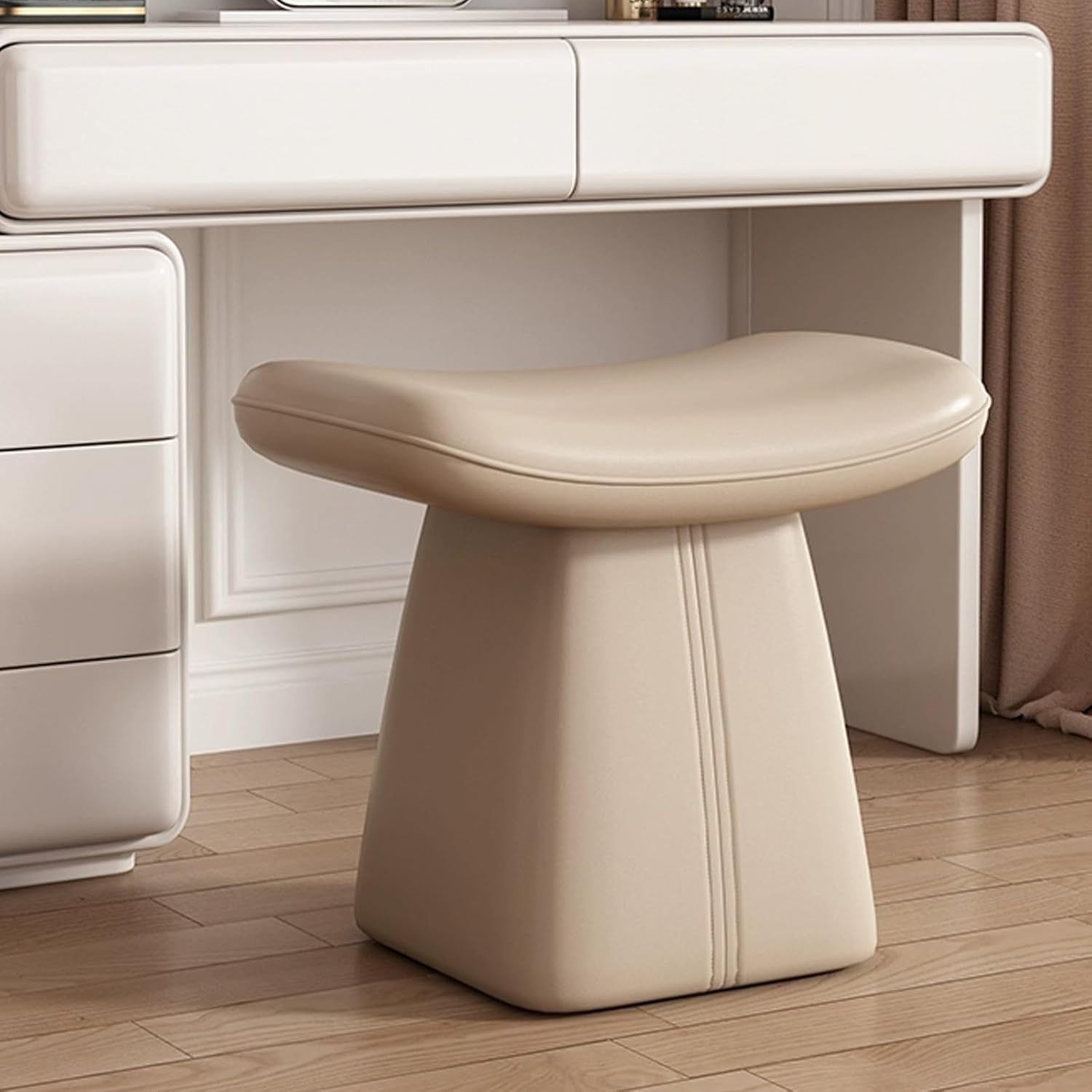 Vanity Makeup Chairs, Massage Table Stool, Living Room, Bedroom, Modern Ottoman, Modern Home Seat Chair/Game Room Foot Rest/Dressing Stool(E)
