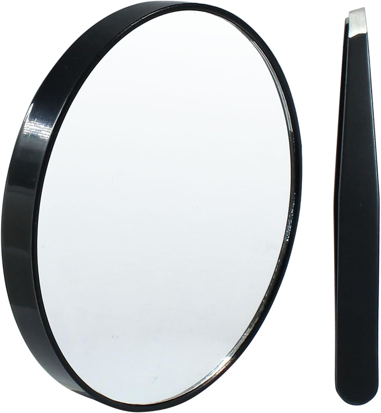 Espejo de Maquillaje Portátil Redondo 10X con Pinzas